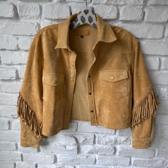 Free People Blank NYC Jacket XS Twist & Shout Shacket EUC - Picture 4 of 7